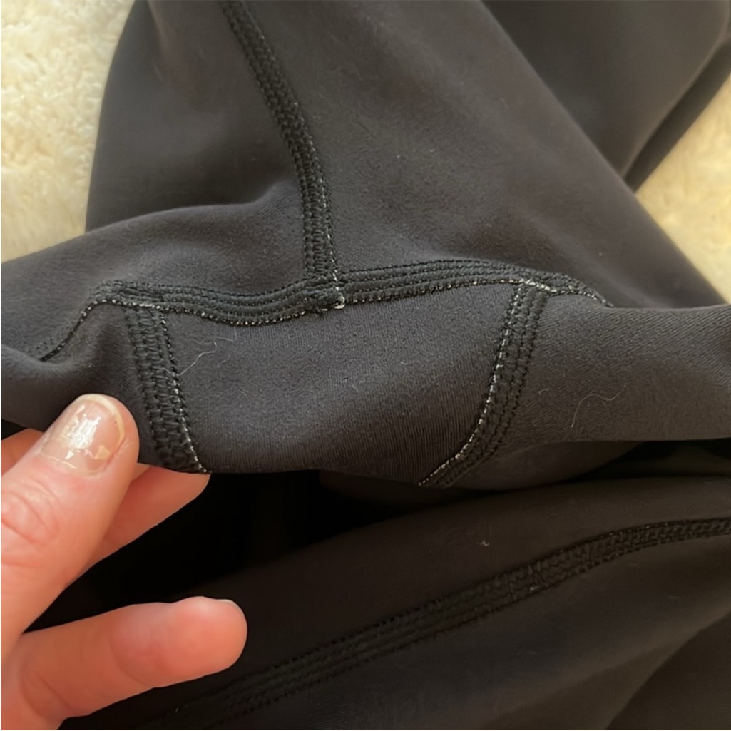 Euc Oiselle Birdhug Reversible Legging Black Womens Print Size 4 — image 7 of 8